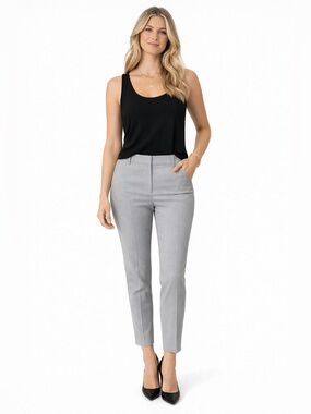 Banana Republic Avery Fit Gray Ankle Pants | 26” Inseam | Tailored Slim Workwear